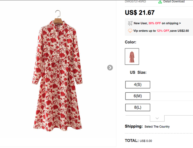 Where can you wear a dress that no one will believe costs no more than $ 12