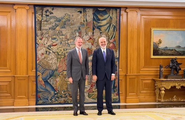 Rama in Madrid, meeting with King Felipe