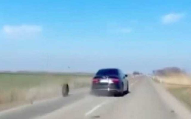 Vučić's car has a flat tire on the way to Vojvodina