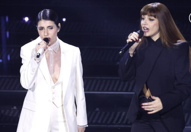 Giorgia and Annalisa win the duet night in Sanremo after bringing the audience