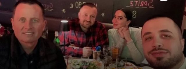 Dafina Zeqiri has family dinner with Richard Grenell