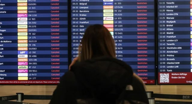 Strike at 10 German airports, over 3,000 flights canceled