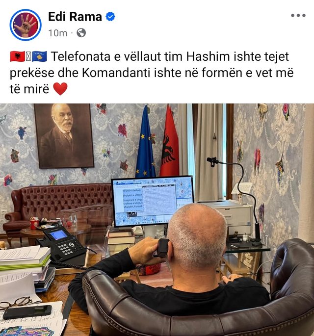 Rama: Telefonata e vëllaut tim Hashim ishte tejet prekëse
