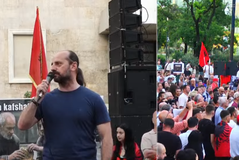 N&euml; dit&euml;n e 23-t&euml; t&euml; protest&euml;s n&euml; Tiran&euml;,