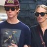 Julia Roberts dhe djali i saj n&euml; nj&euml; sh&euml;titje n&euml; rrug&euml;t