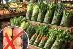 Supermarketet n&euml; Tajland&euml; z&euml;vend&euml;sojn&euml; ambalazhet
