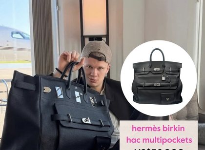 Erling Haaland dhe koleksioni i tij luksoz i &ccedil;antave Herm&egrave;s