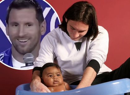 Messi flet p&euml;r foton ikonike me Lamine Yamal kur ishte foshnj&euml;
