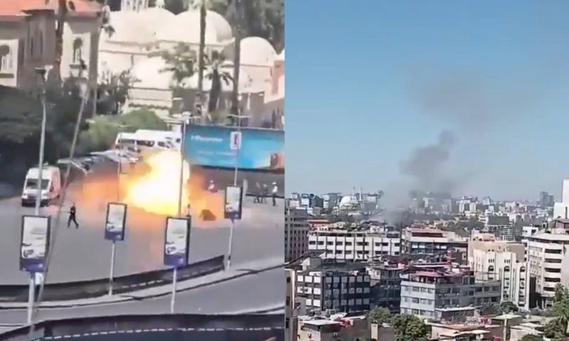 Shp&euml;rthime pran&euml; hotelit ku do q&euml;ndronte Macron n&euml; Damask