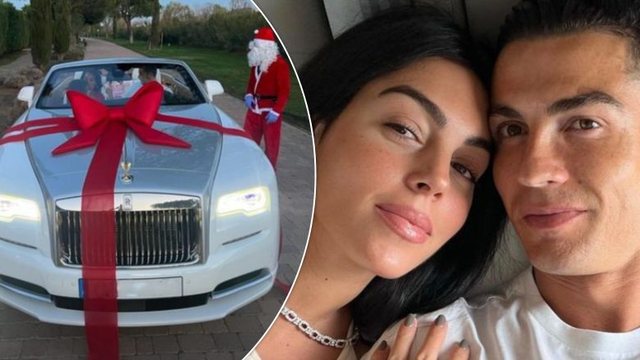 Georgina Rodriguez i dhuron Cristiano Ronaldos një makinë "Rolls