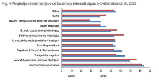 Përdorimi i teknologjisë po përparon ngadalë, INSTAT: