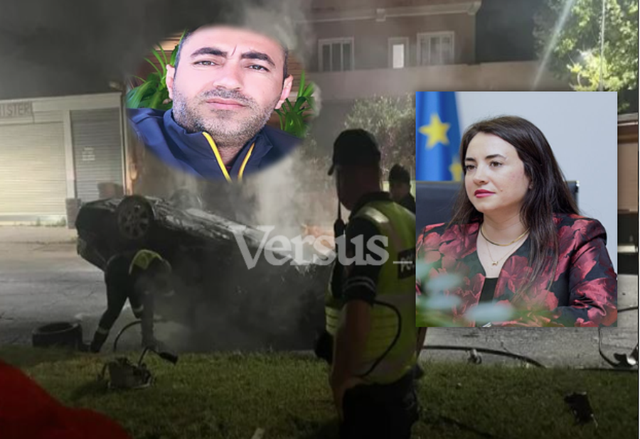 B&euml;rtiti para komisariatit, ia mbathi nga policia dhe u p&euml;rmbys me