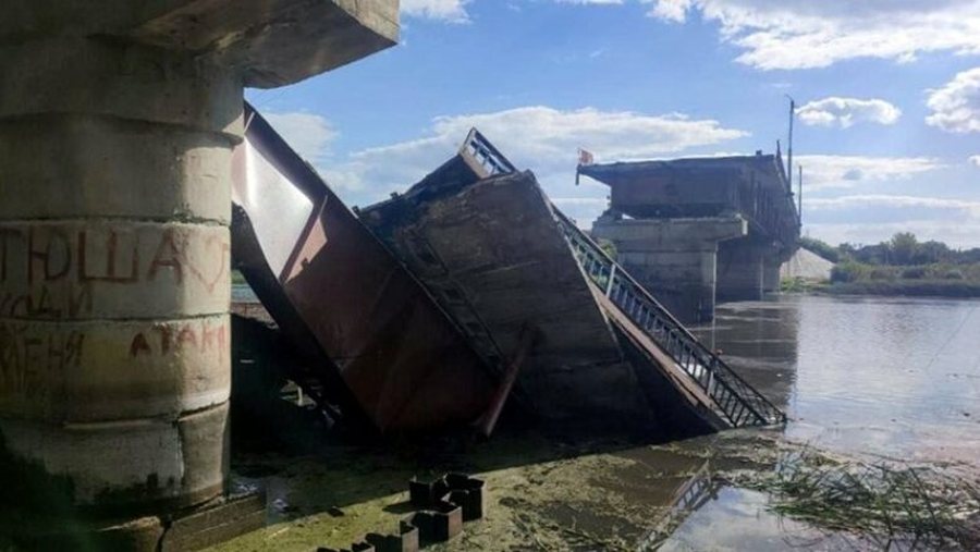 FOTO/ Rusët ankohen se ukrainasit kanë shkatërruar një