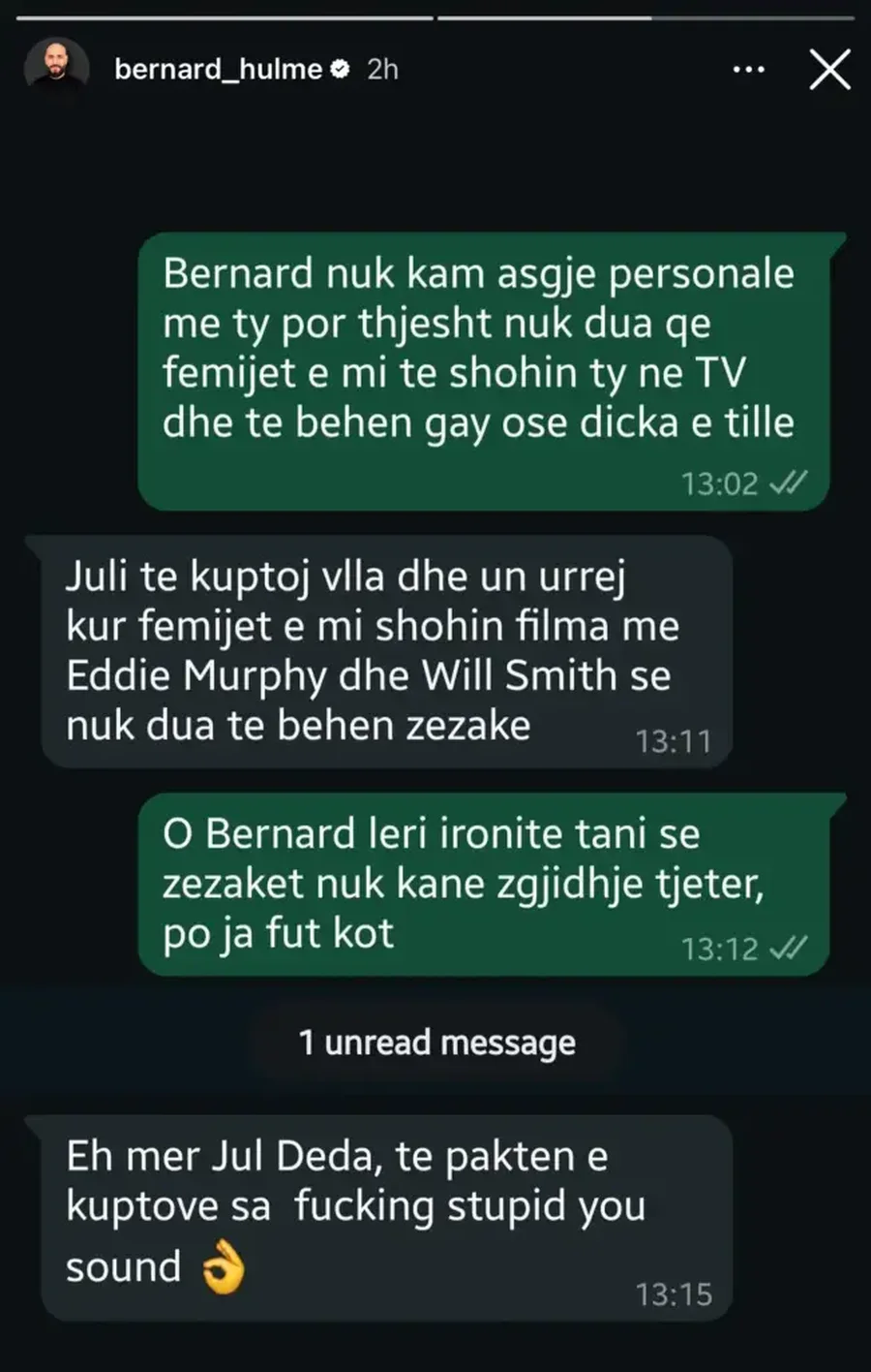 ‘Nuk dua që fëmijët e mi të bëhen gay”/