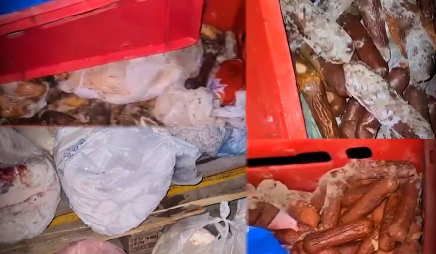 Mishi i kalbur dhe sallami i mykur, pamje të tmerrshme brenda fabrikës
