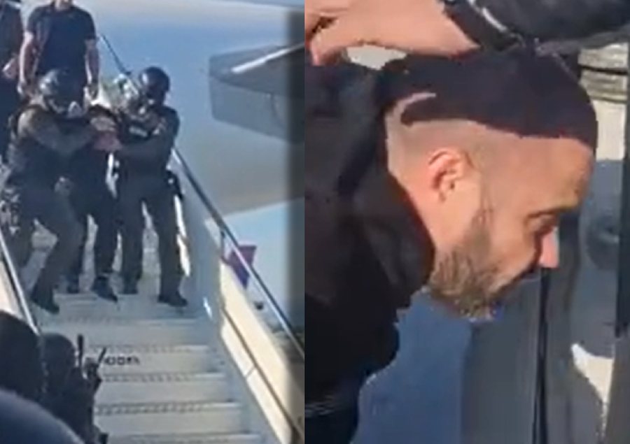 VIDEO/ Nën masa të rrepta sigurie, mbërrin në Rinas i