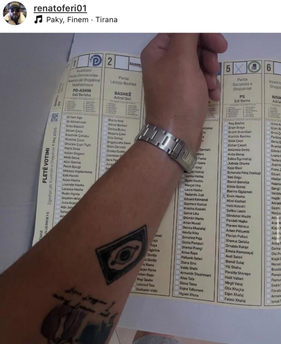 Fotografoi dhe publikoi votën për PS dhe ministrin Hoxha, arrestohet