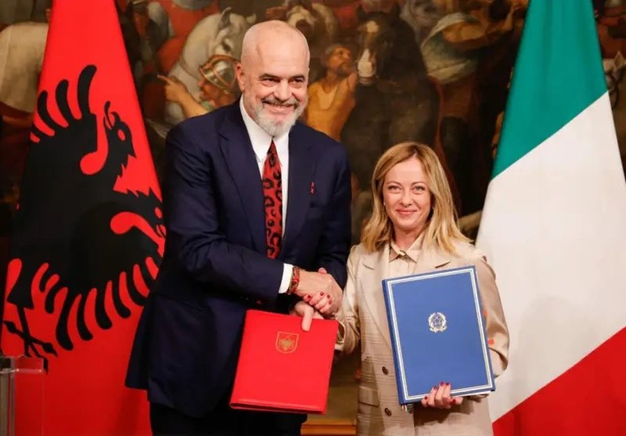 "Motra" Giorgia Meloni sjell nga Italia marrëveshjen e