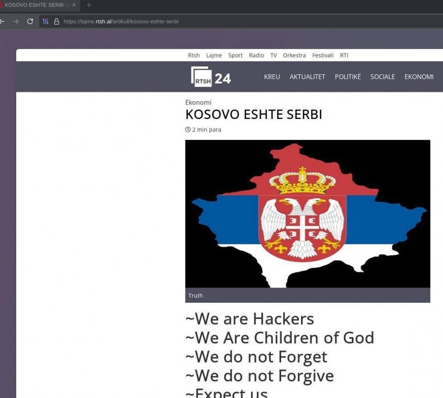 “Kosova është Serbi”, sulmohet portali online i