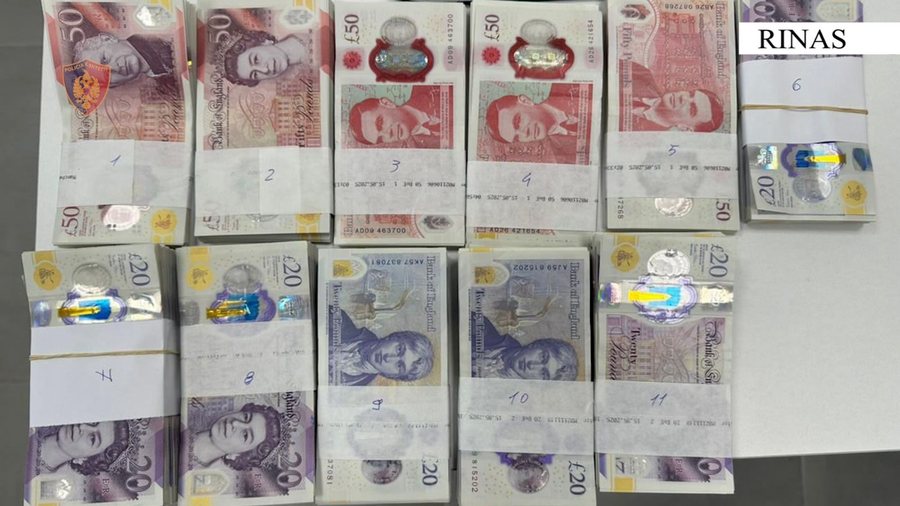 Tentoi të hynte në Shqipëri me rreth 32 mijë pound të