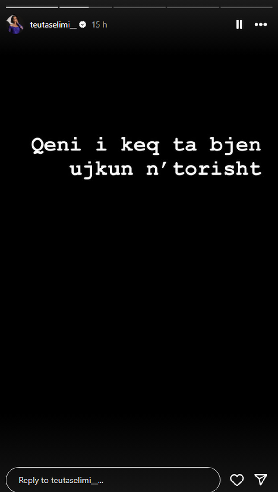 “Qen i keq”, kë po thumbon? Teuta Selimi bën reagimin
