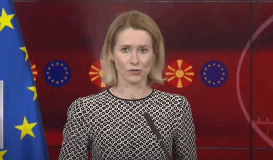 Kallas jep lajmin nga Shkupi: BE mbështet Maqedoninë e Veriut.