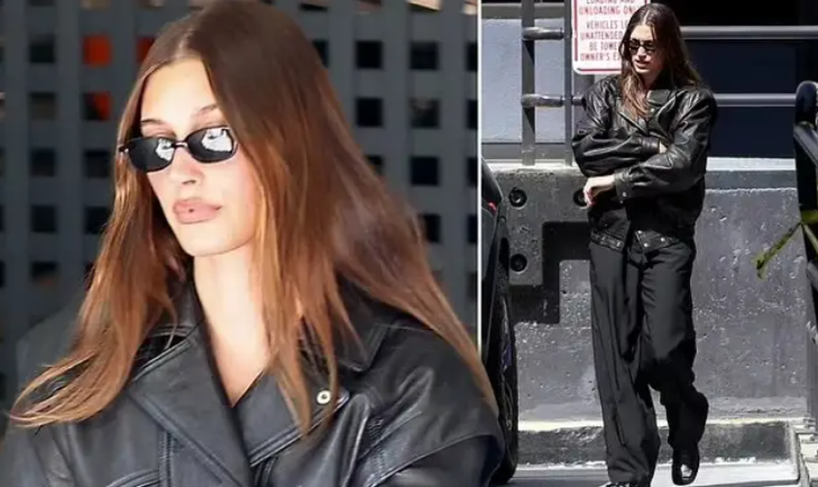 Krizë martesore? Hailey Bieber shfaqet e tensionuar në Beverly Hills
