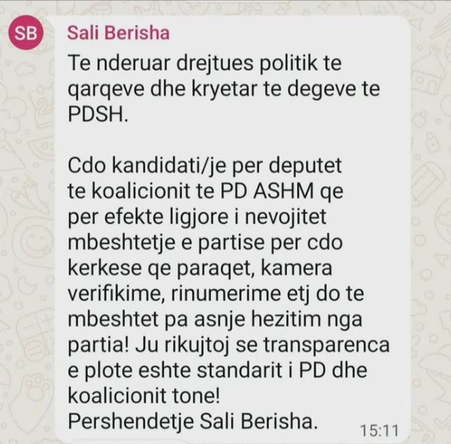 Refuzimi nga KAS për rinumërimin e votave preferenciale, zbulohet SMS