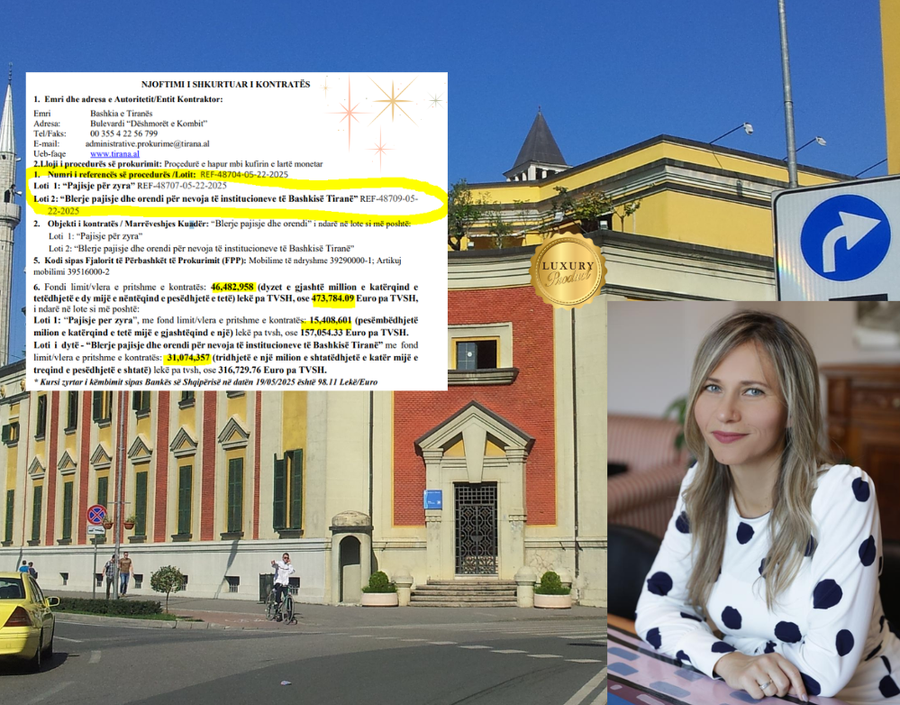 Bashkia Tiranë si 'Pallati Versajës', Ristani heq mobiljet e