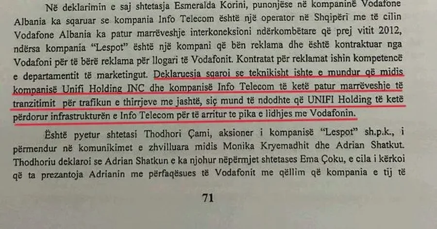 Dosja në SPAK/ Si Marin Gjonaj dhe Info Telecom kontrolluan trafikun