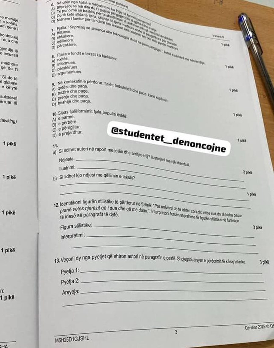 FOTOT/ S’ka surpriza, vijon avazi! Dalin tezat e provimit të