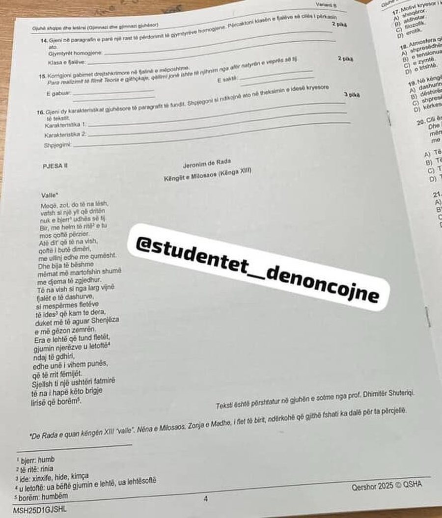 FOTOT/ S’ka surpriza, vijon avazi! Dalin tezat e provimit të