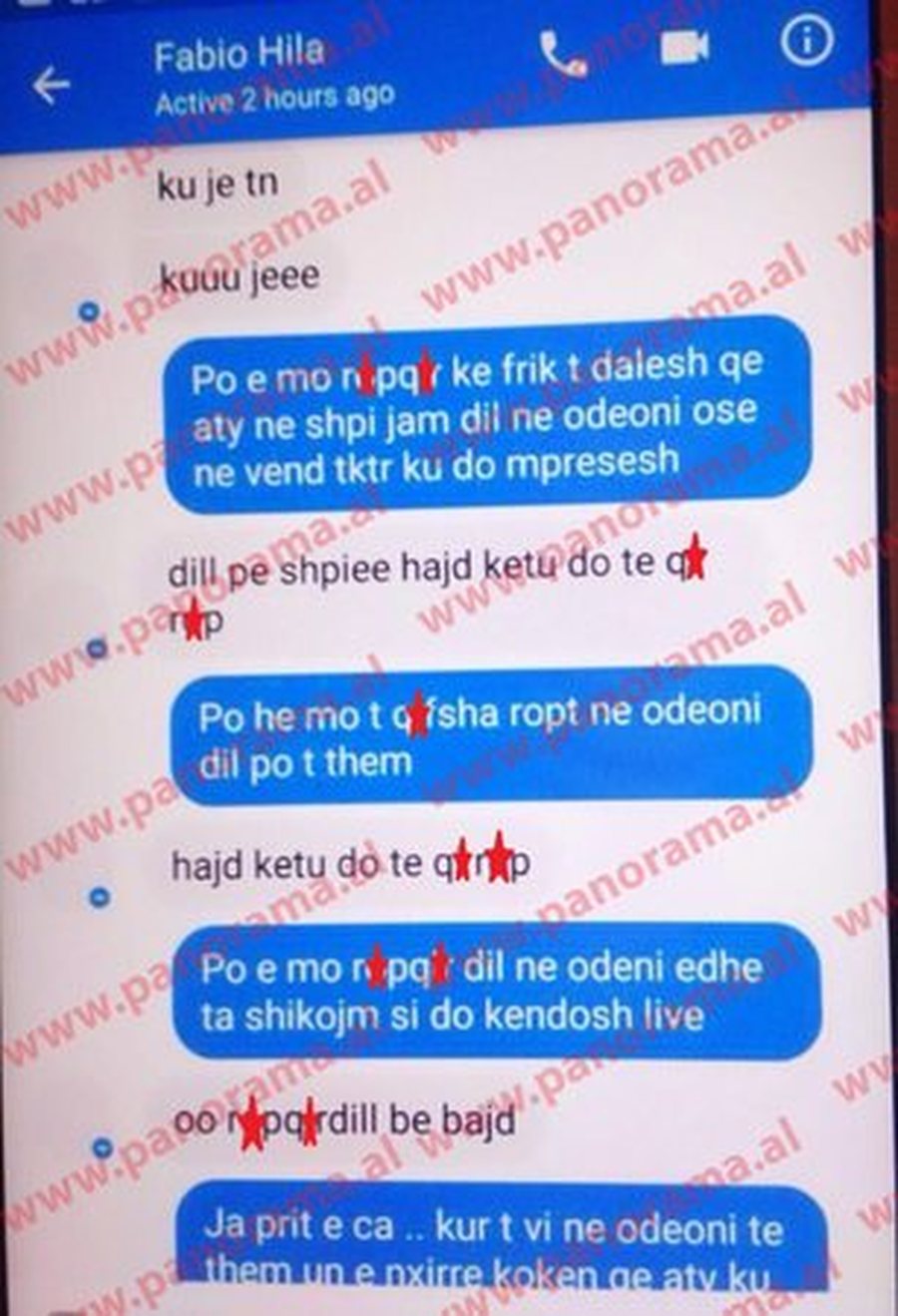 ‘Do ta pres kokën, do të q* robt’ – Zbulohen bisedat