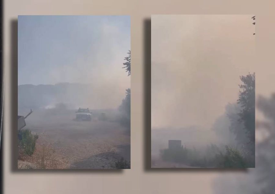 Zjarr i madh pranë magazinave të Bashkisë Lezhë, dyshohet