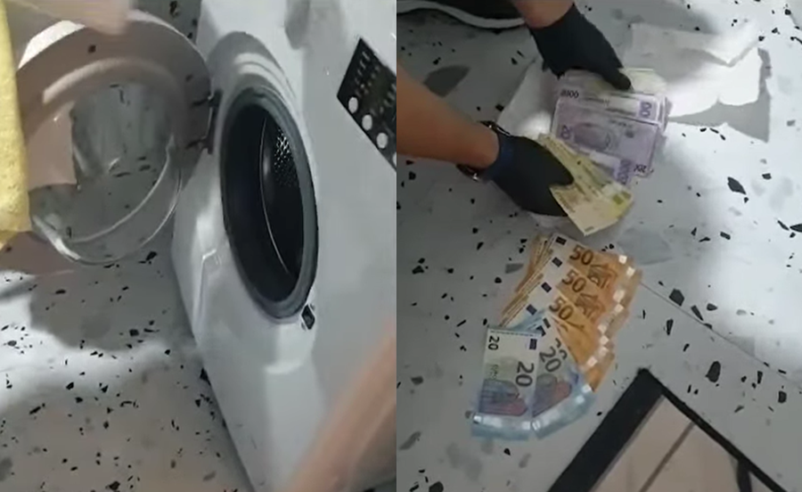 Para të fshehura në lavatriçe, zbulohet baza e prostit*cionit