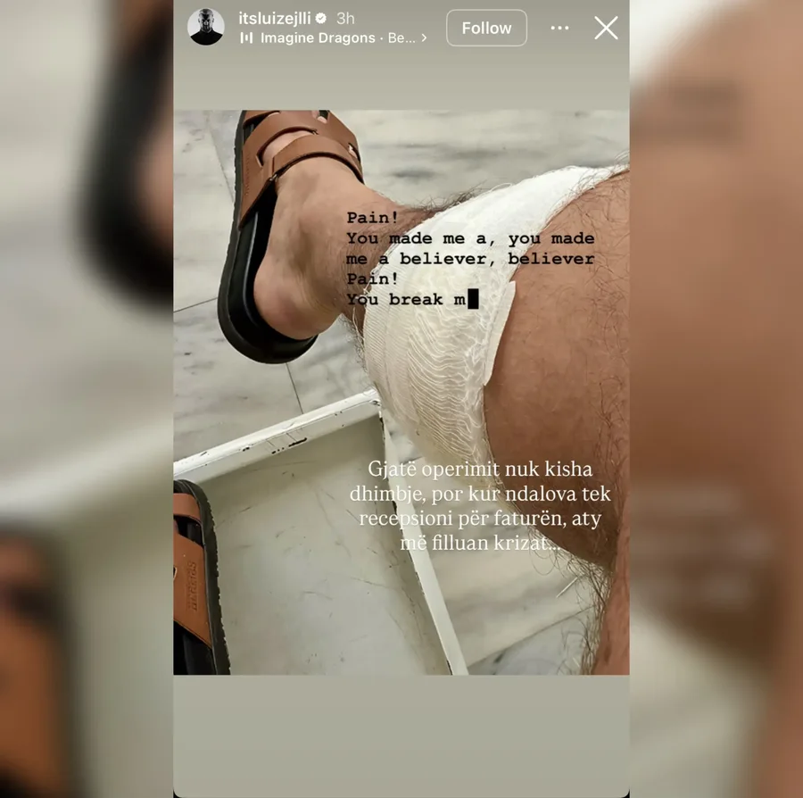 Çfarë i ndodhi? Luiz Ejlli i nënshtrohet një operacioni!