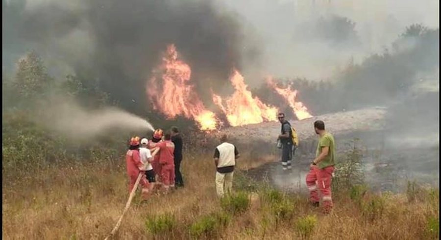Zjarret përfshijnë terrenin malor, Emergjencat Civile: Dy vatra ende