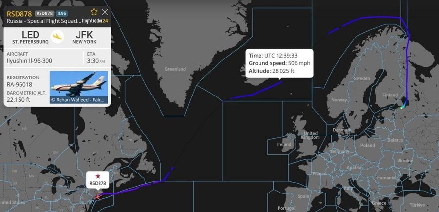 Fillojnë bisedemit për paqen? Një avion qeveritar rus ulet