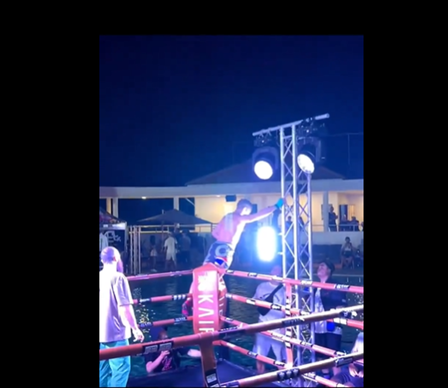 VIDEO/ Festoi fitoren me knockout por u godit nga rryma: Incidenti i