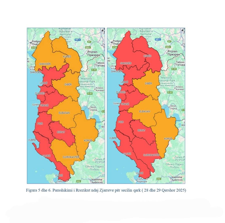 Flakët përfshijnë Shqipërinë – 58 vatra zjarri