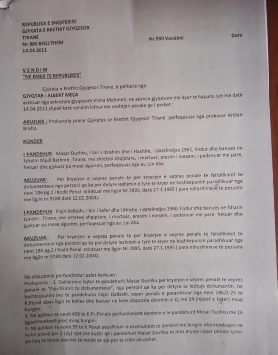 Dokumentet/ Evazioni fiskal me fatura fiktive në Bankers Petroleum, i