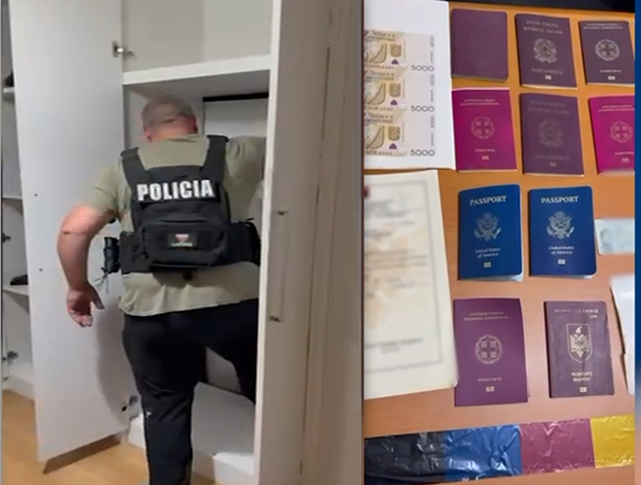 20 mijë euro për falsifikim pasaportash, zbulohet laboratori i fshehur