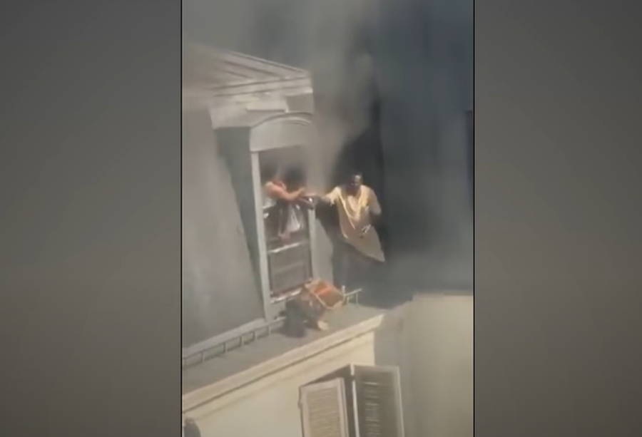 Shpëtim tronditës në Paris: Burri shpëton familjen nga