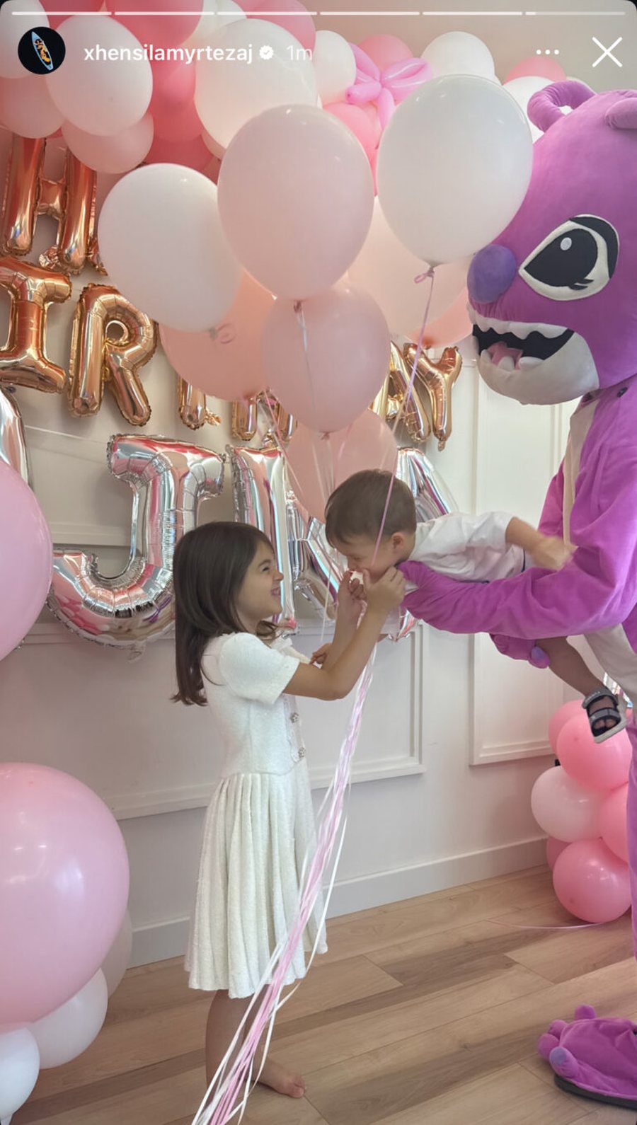 Dy festa për Ajkën! Si e organizuan ditëlindjen Besi dhe Xhensila