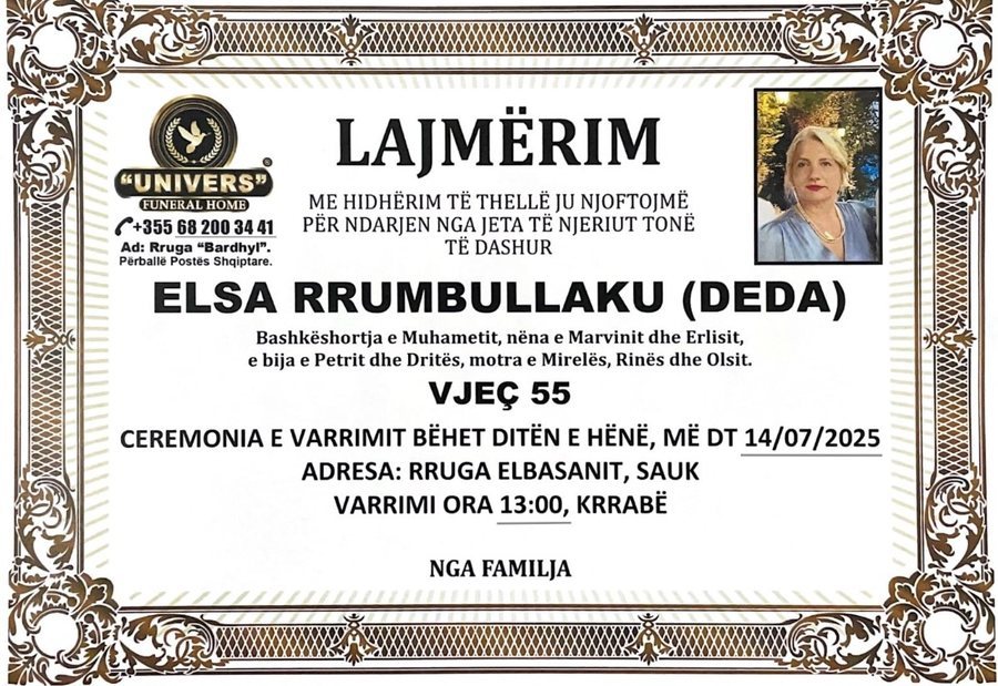 Zi në familjen në familjen Rrumbullaku: ish-drejtori i Policisë