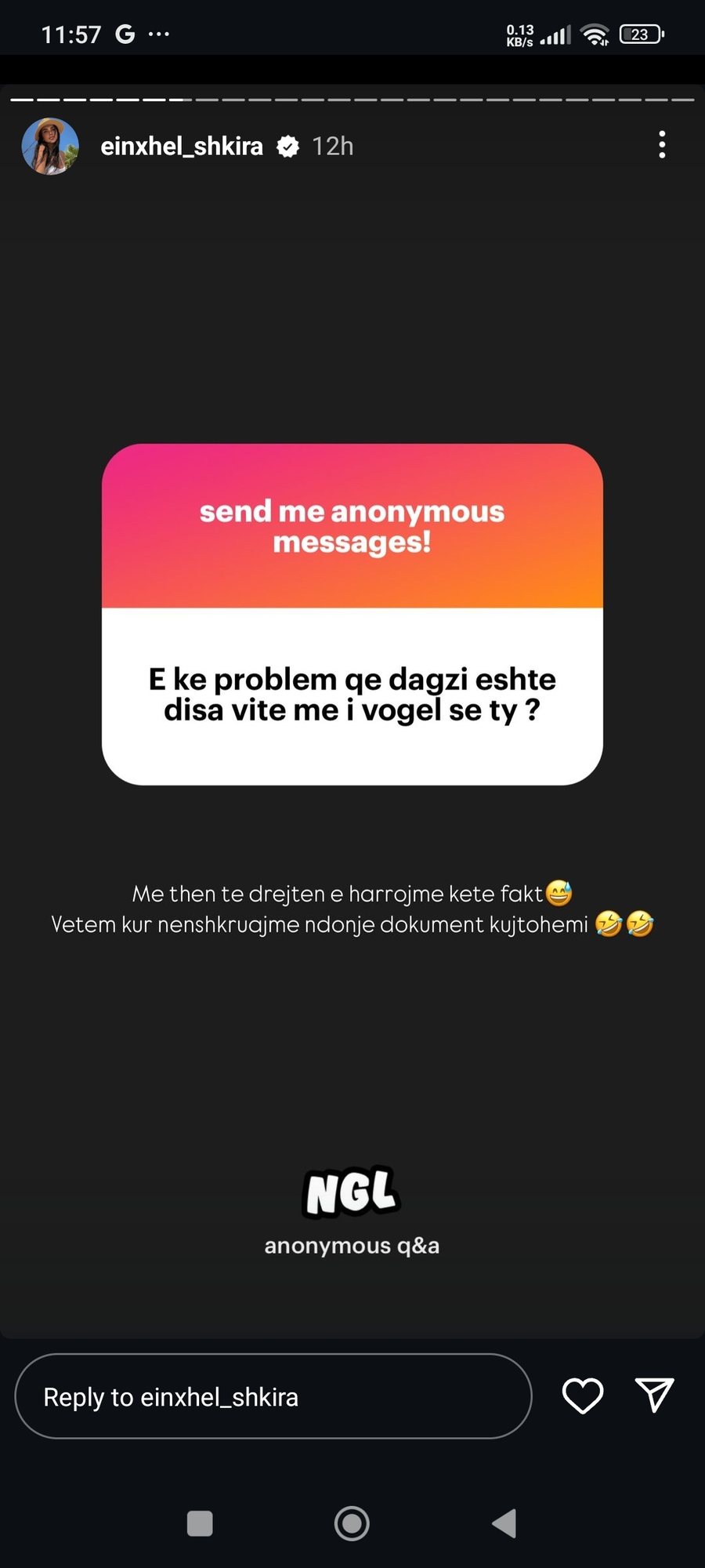 "E ke problem që Dagzi është më i vogël se
