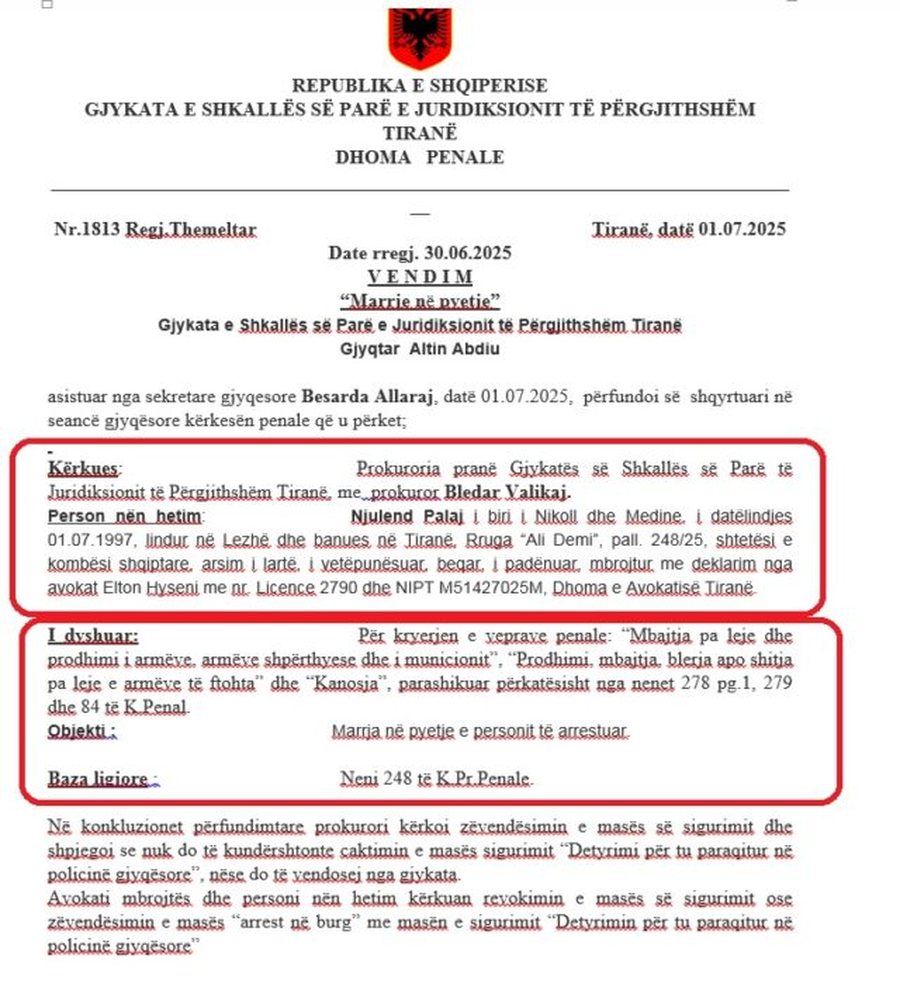 “E ngatërrova, nuk qëlloi Lendi Palaj”, dëshmia