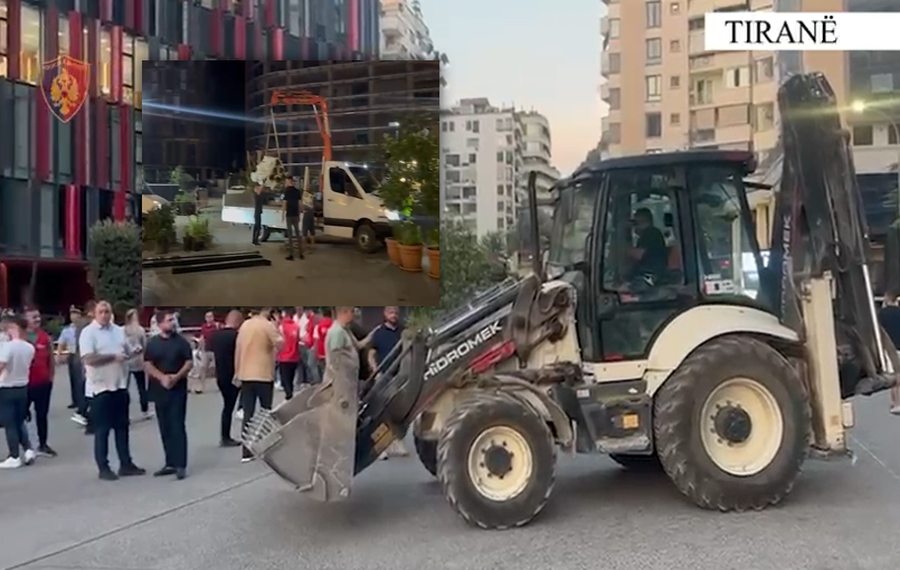 VIDEO/ 'Spastrohet' zona rreth stadiumit, hiqen 330 tavolina e karrige