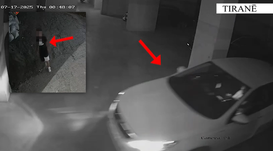 VIDEO/ Si ‘pa të keq’ u fut në parkim dhe vodhi