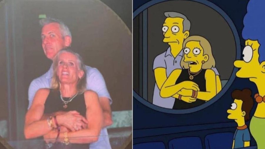 A e parashikuan Simpsons videon virale në koncertin e Coldplay? Ja si